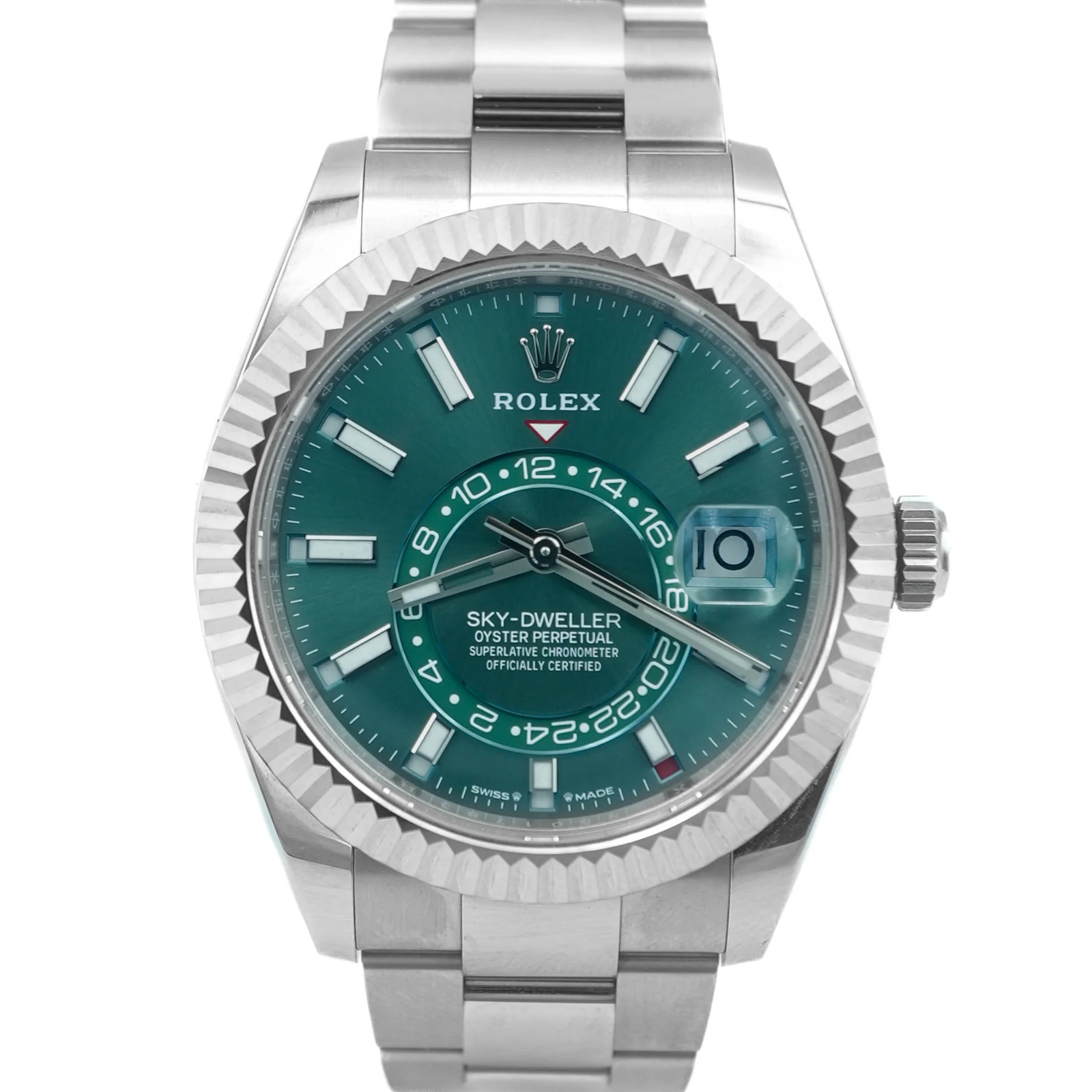 Rolex Sky-Dweller 42 mm / Gold Green Dial