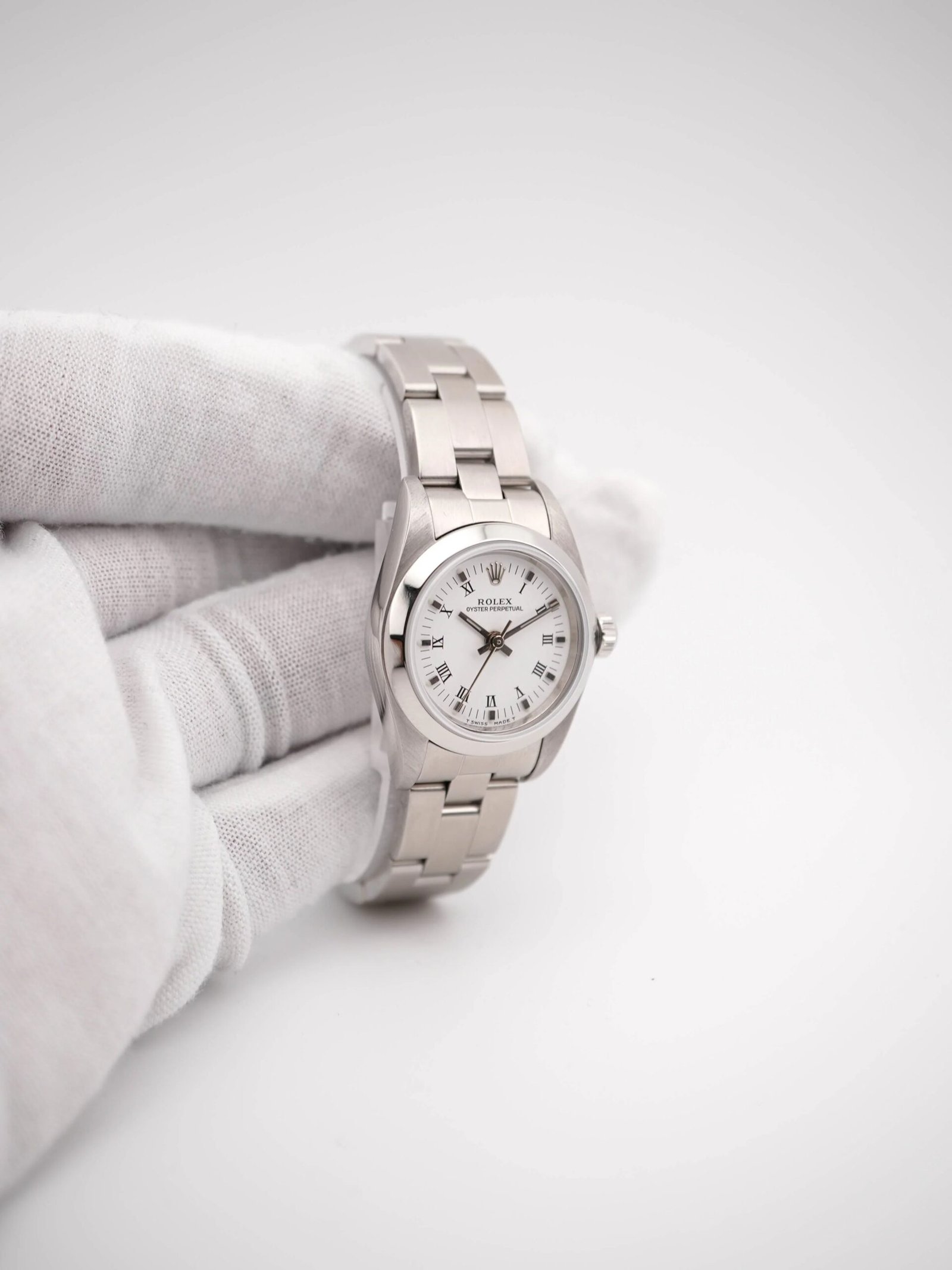 Rolex Oyster Perpetual Lady 24 mm / White Roman – Oyster - Image 3