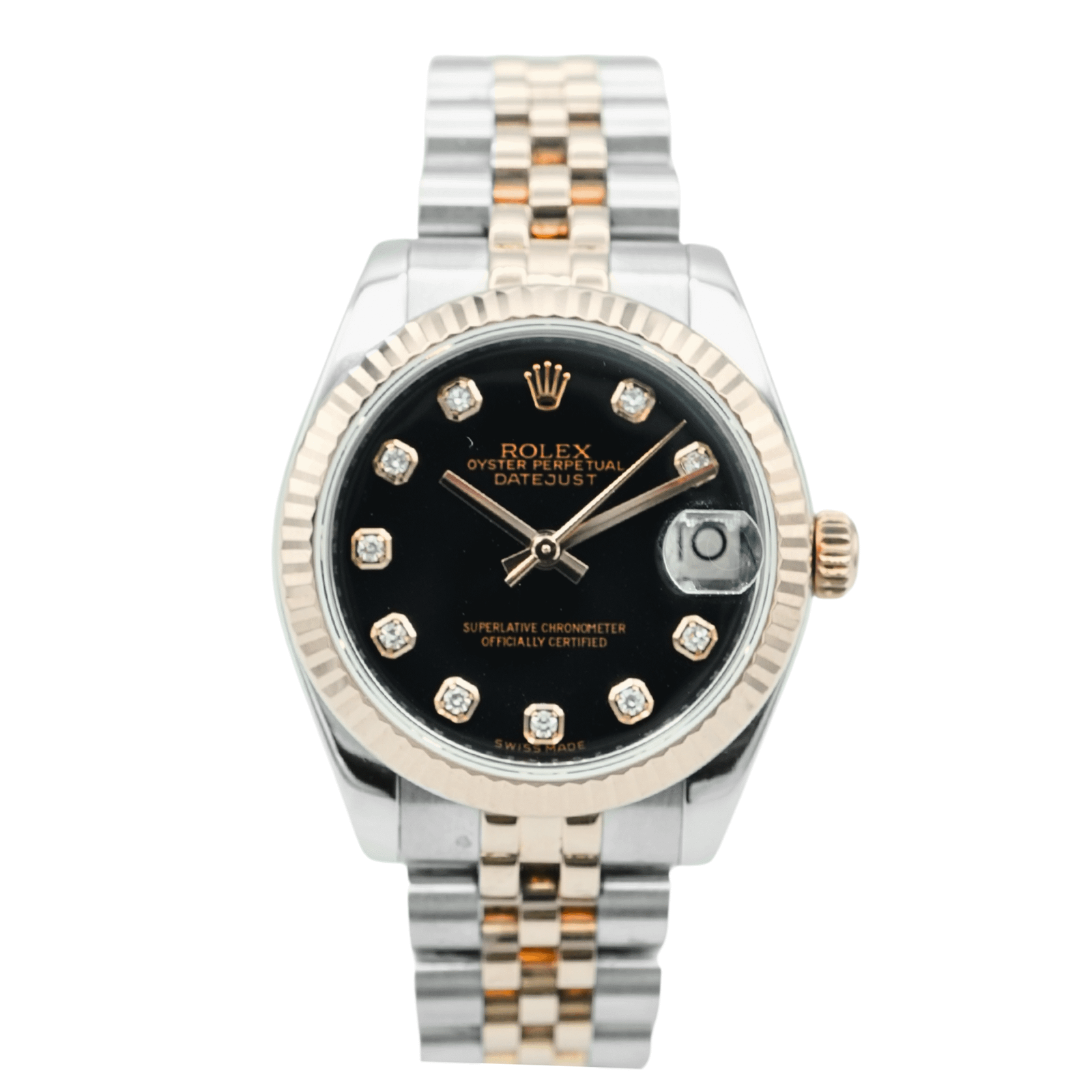 Rolex Datejust 31 mm / Black Diamond – Jubilee