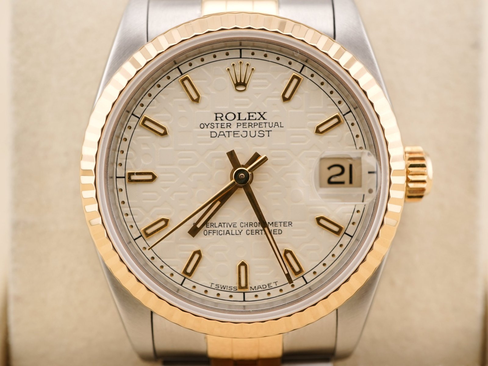Rolex Datejust 31 mm / Linen Jubilee – Jubilee - Image 3