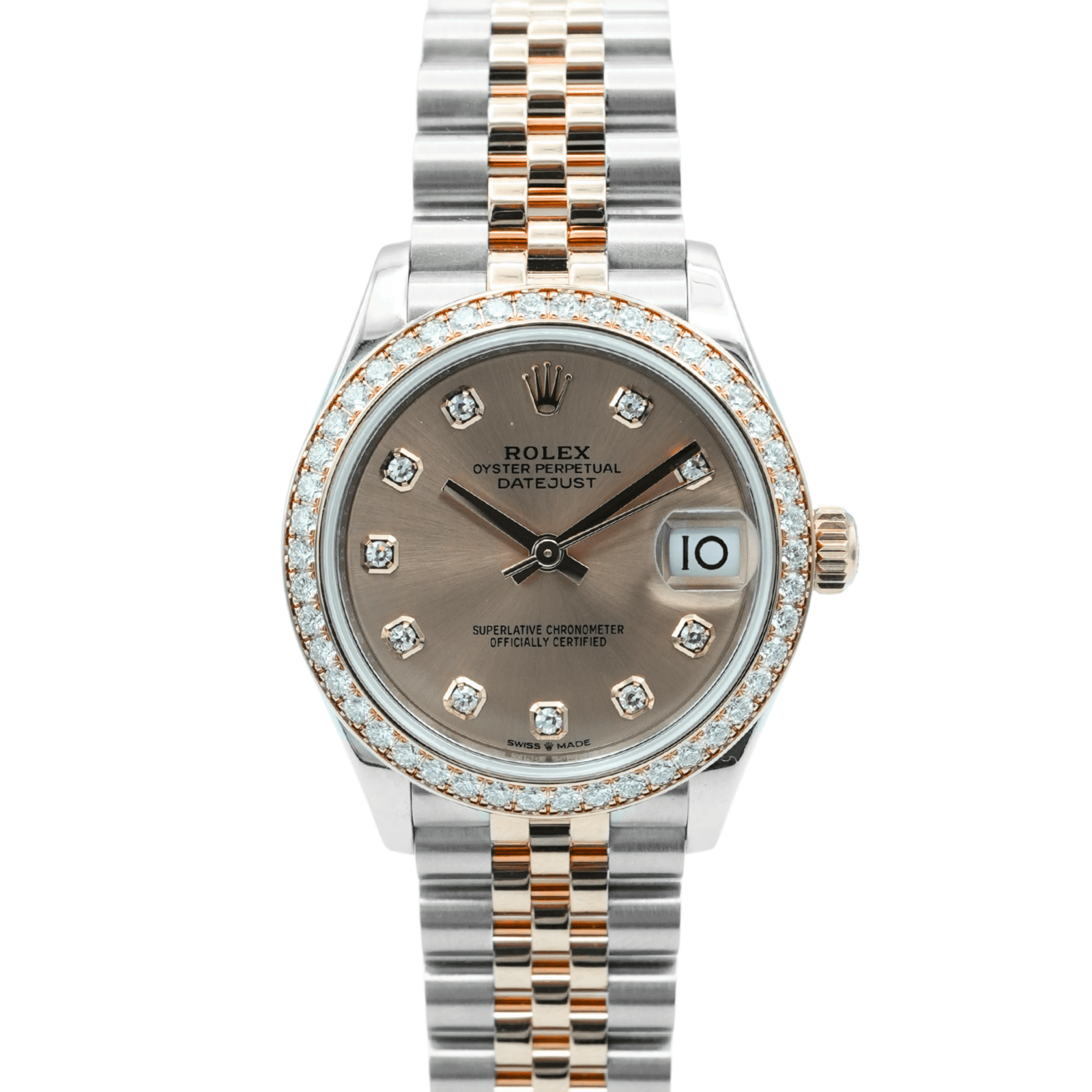 Rolex Datejust 31 mm / Pink Diamond – President