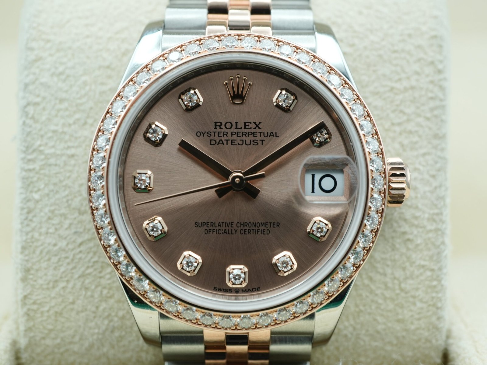 Rolex Datejust 31 mm / Pink Diamond – President - Image 3