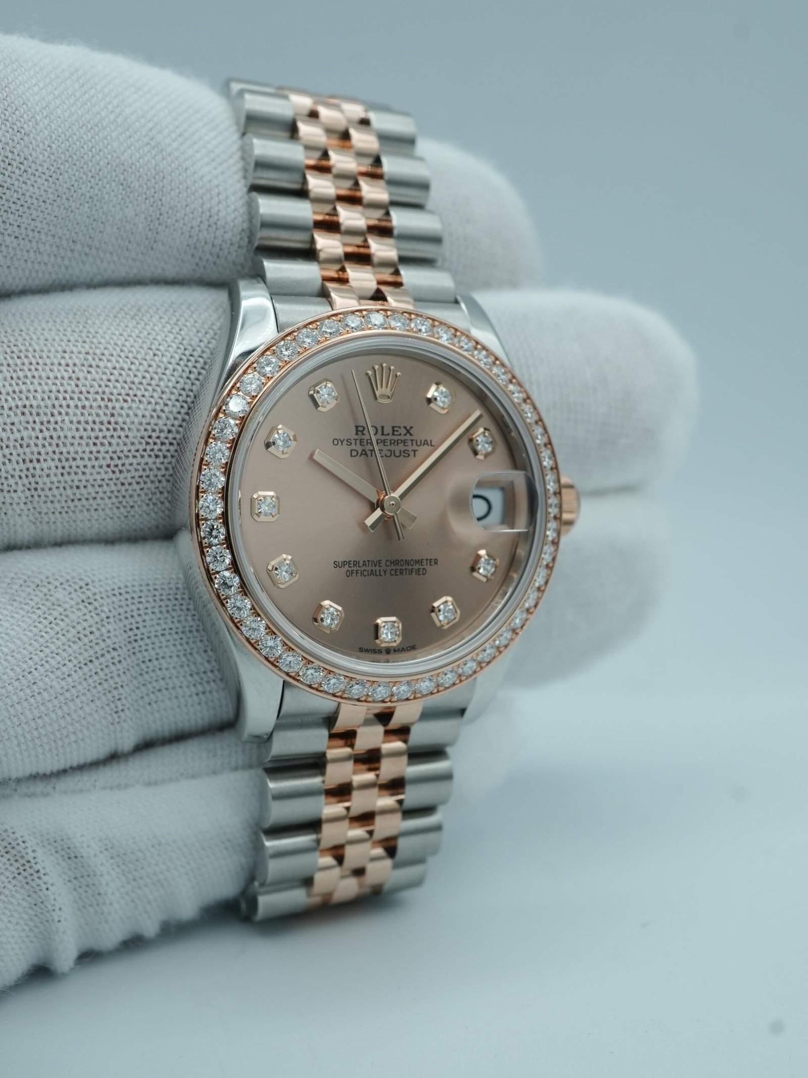 Rolex Datejust 31 mm / Pink Diamond – President - Image 4