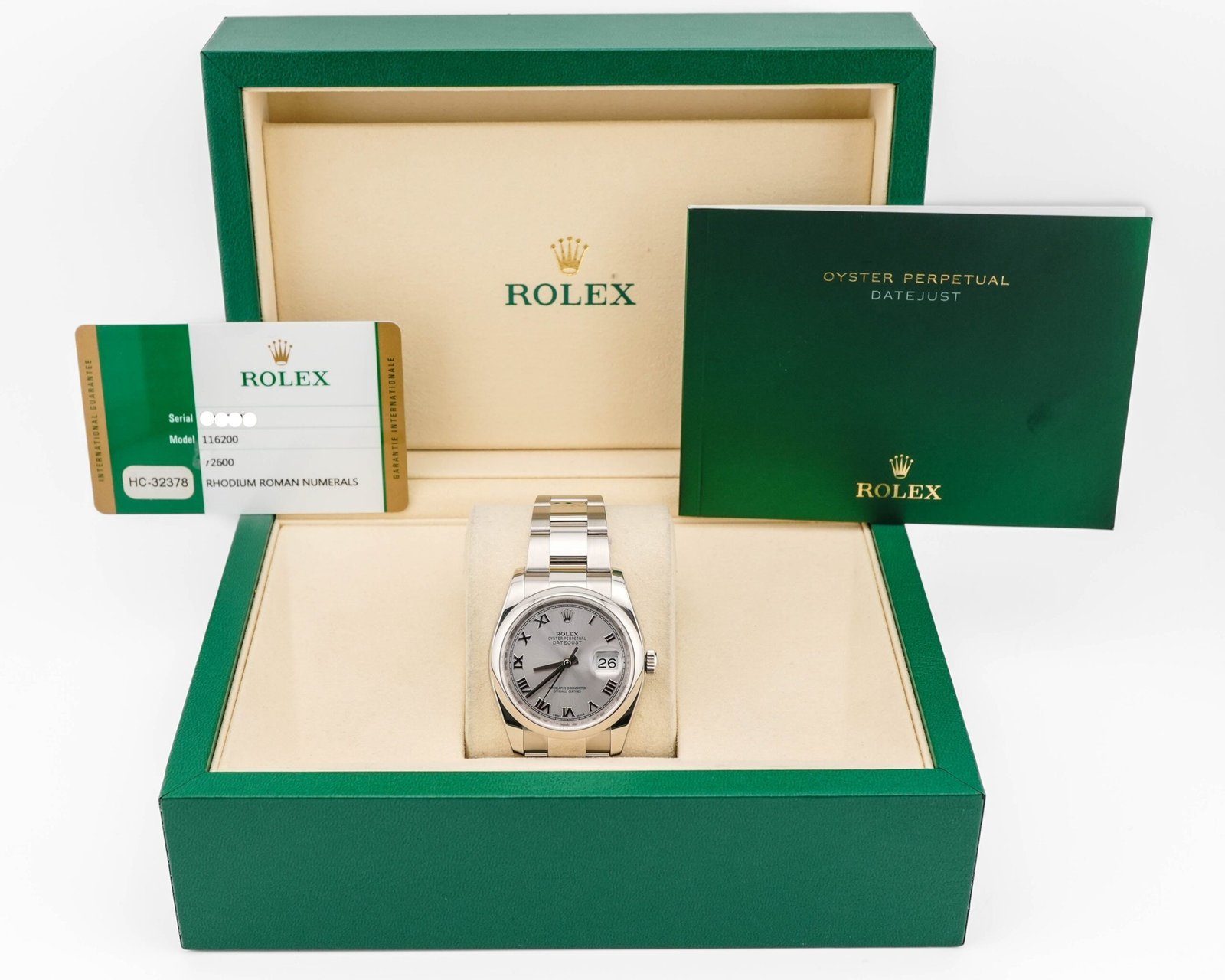 Rolex Datejust 36 mm / Rhodium Grey – Oyster - Image 2