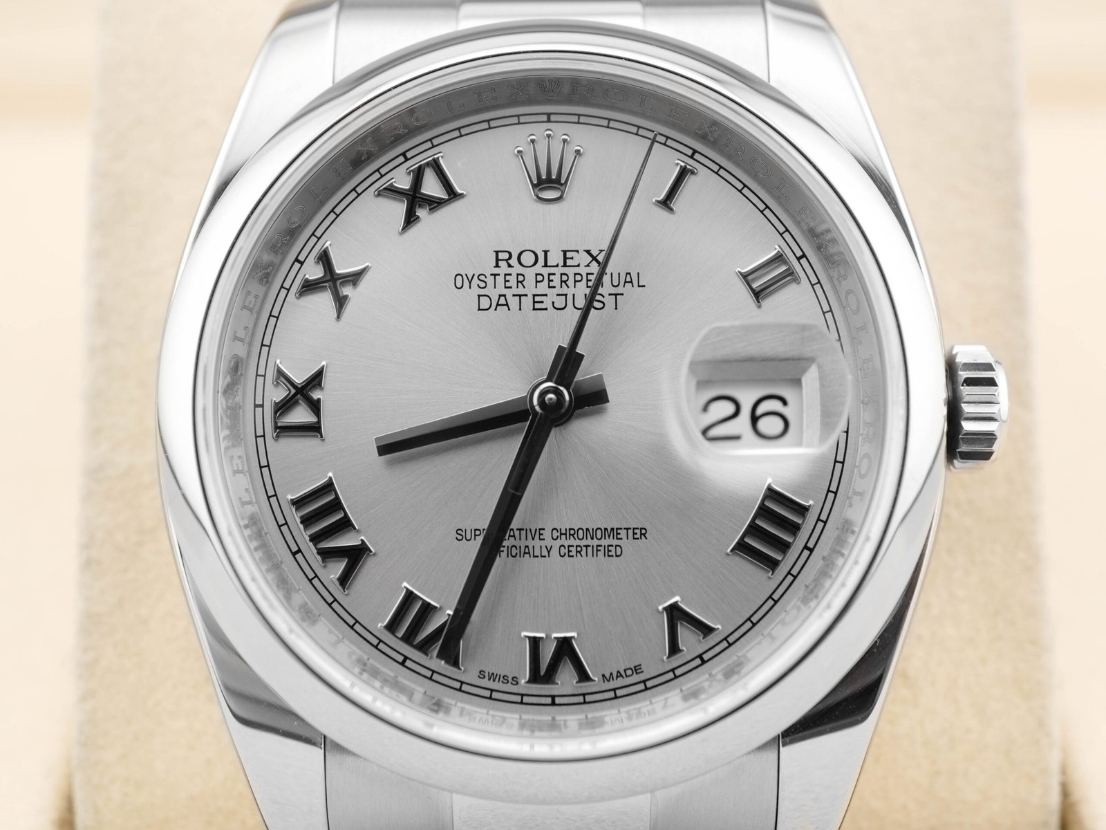 Rolex Datejust 36 mm / Rhodium Grey – Oyster - Image 3