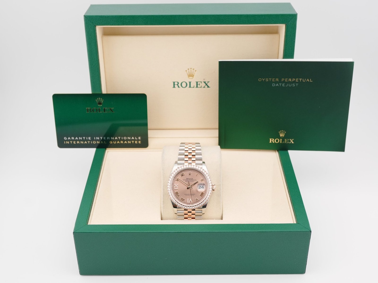 Rolex Datejust 36 mm / Rose Roman – Jubilee - Image 2