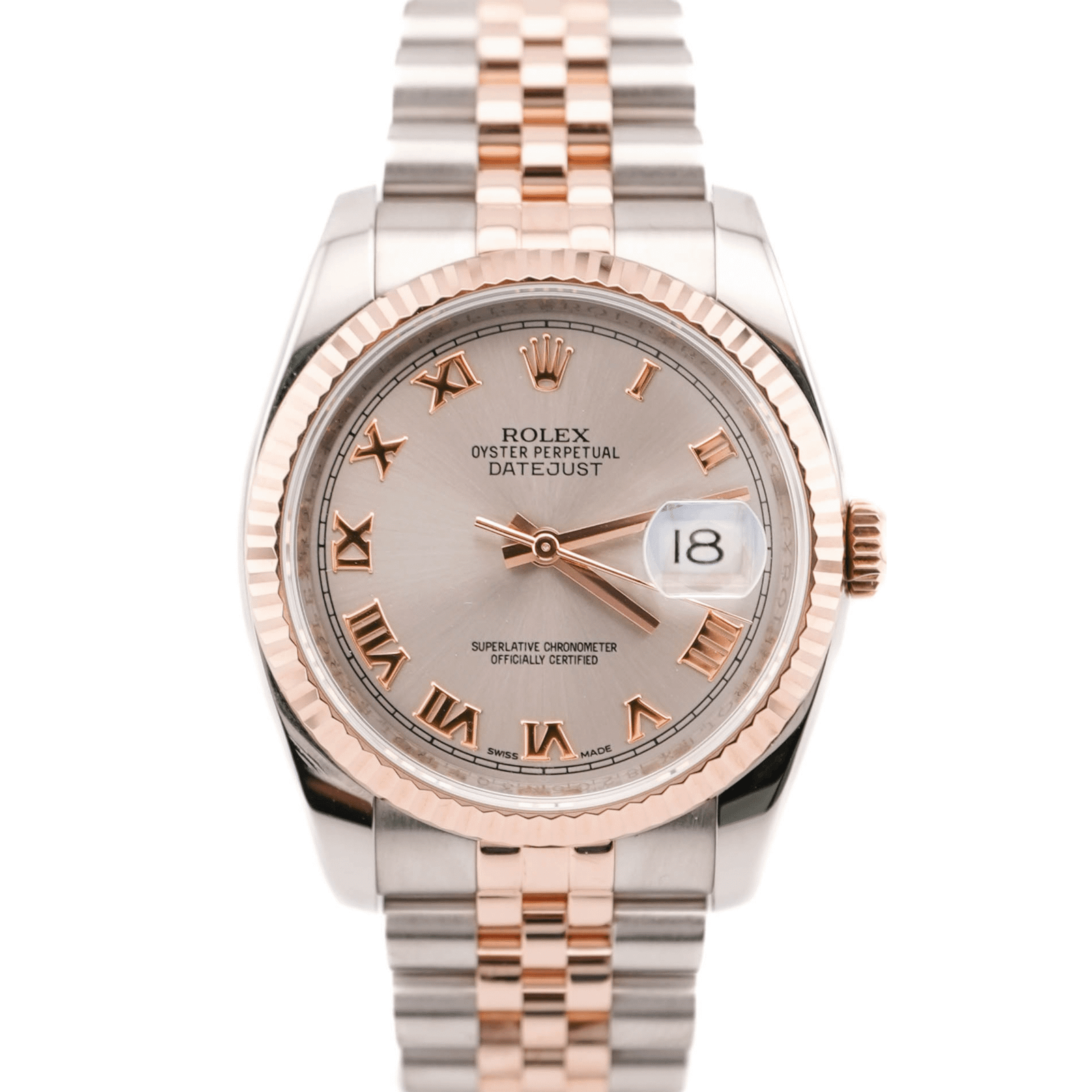Rolex Datejust 36 mm / Silver Roman – Jubilee