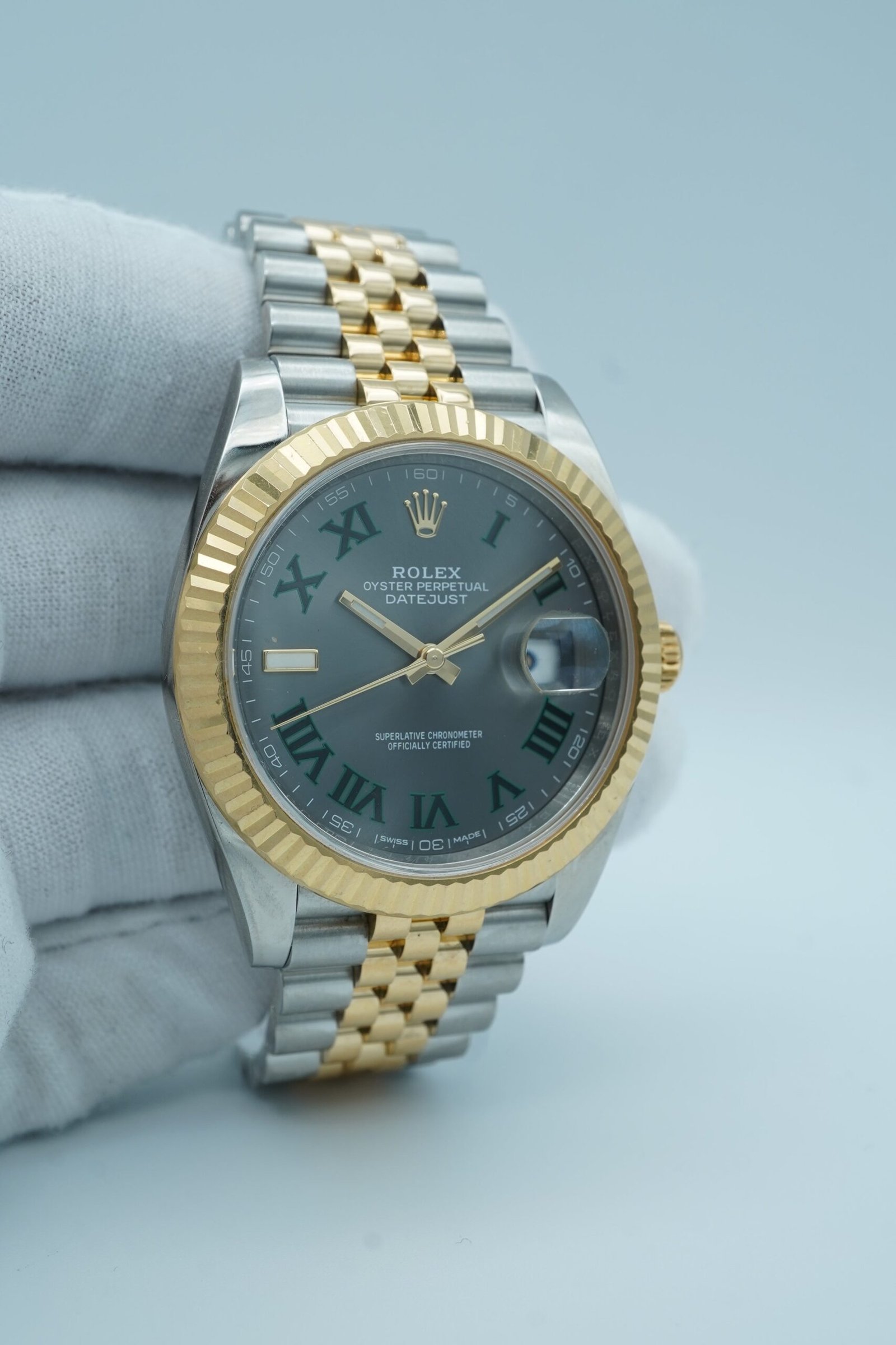 Rolex Datejust 41 mm / Slate Grey Wimbledon – Jubilee - Image 4