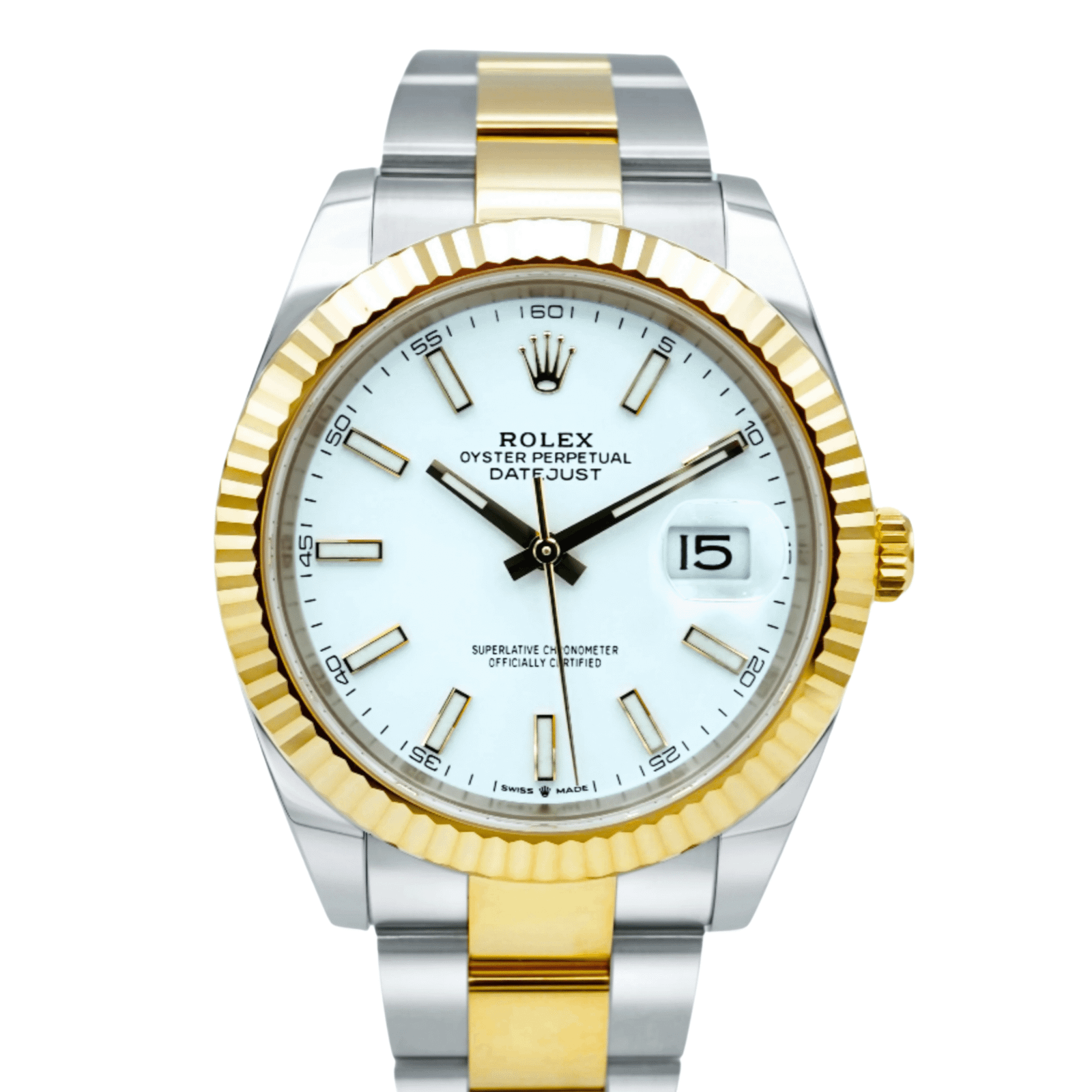 Rolex Datejust 41 mm / White – Oyster
