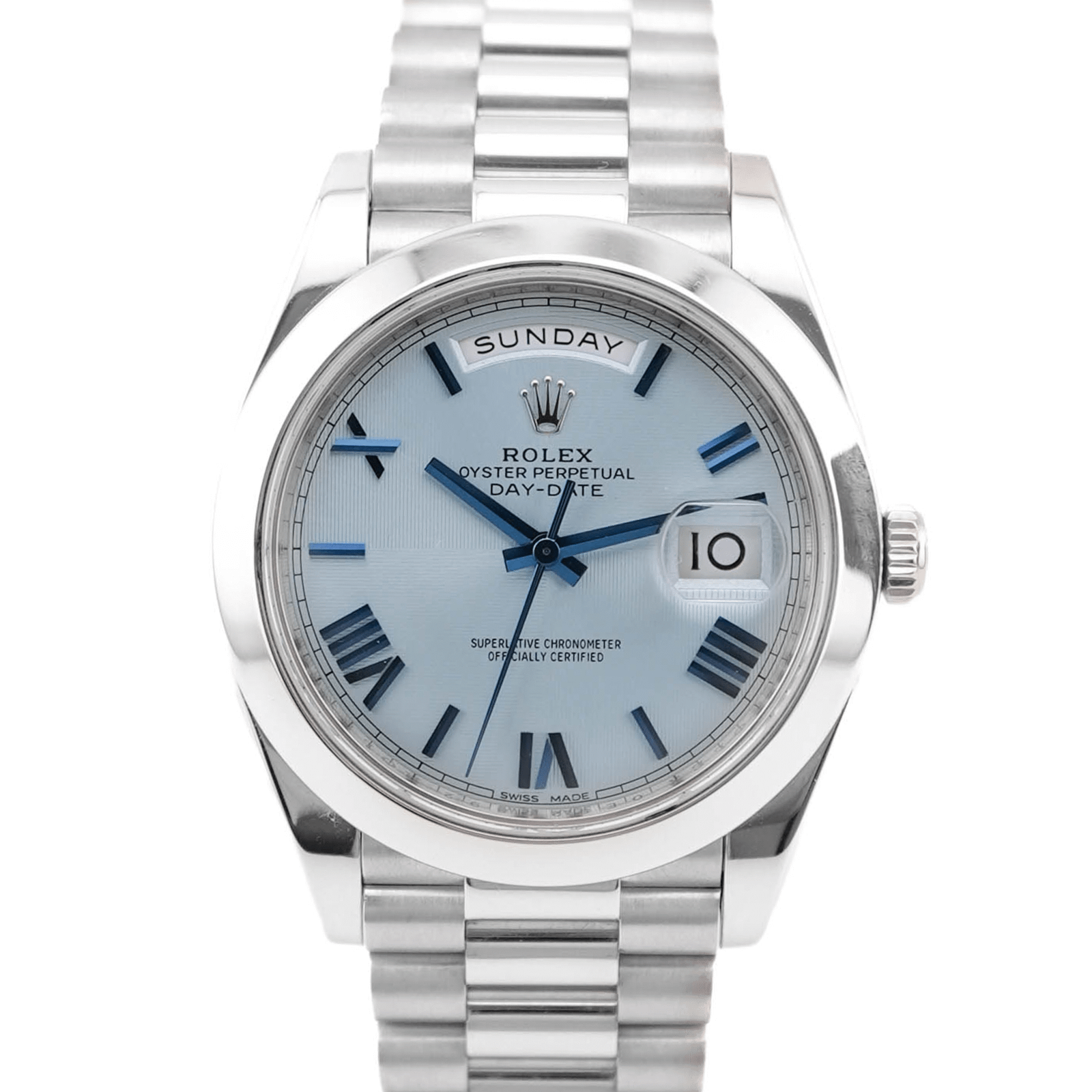 Rolex Day-Date 40 mm / Ice Blue – President