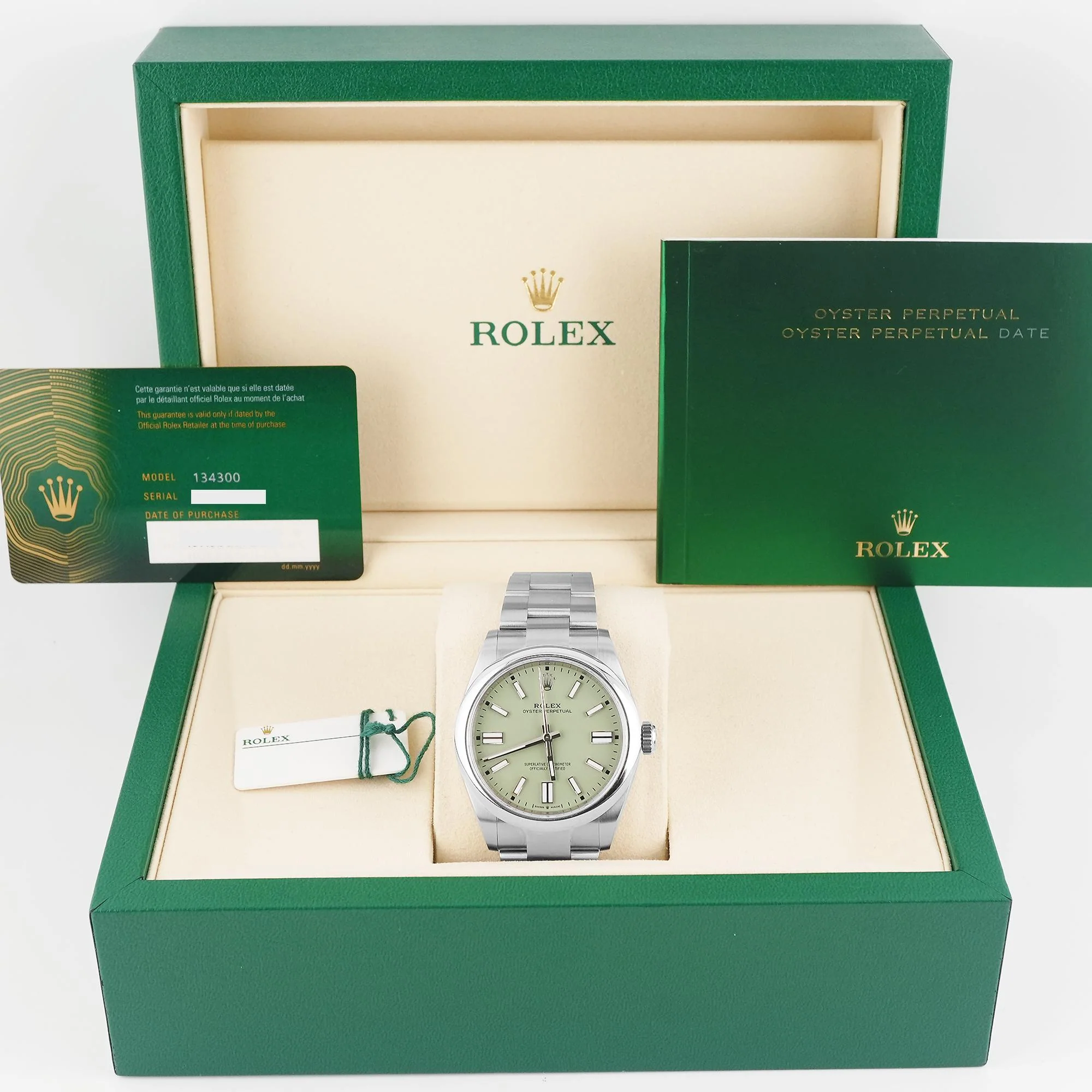 Rolex Oyster Perpetual 41 mm / Pistachio - Image 2